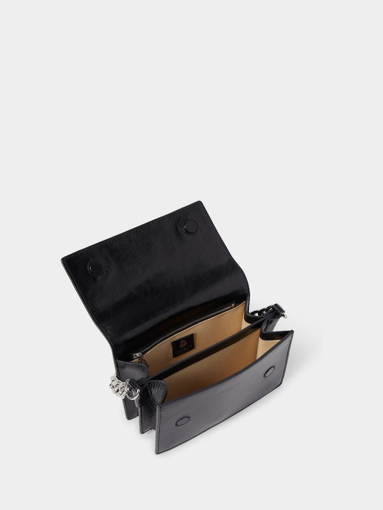 OSPREY LONDON The Chunky Chain Mini Leather Clutch - Image 5 of 6