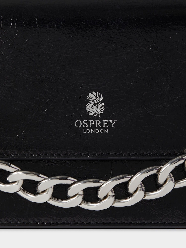 OSPREY LONDON The Chunky Chain Mini Leather Clutch - Image 6 of 6