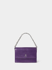 OSPREY LONDON The Chunky Chain Mini Leather Clutch - Image 1 of 6