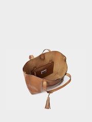 Osprey London The Santa Fe Small Leather Tote - Image 4 of 6