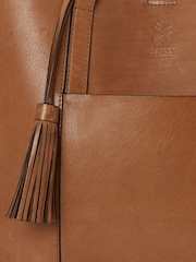 Osprey London The Santa Fe Small Leather Tote - Image 6 of 6