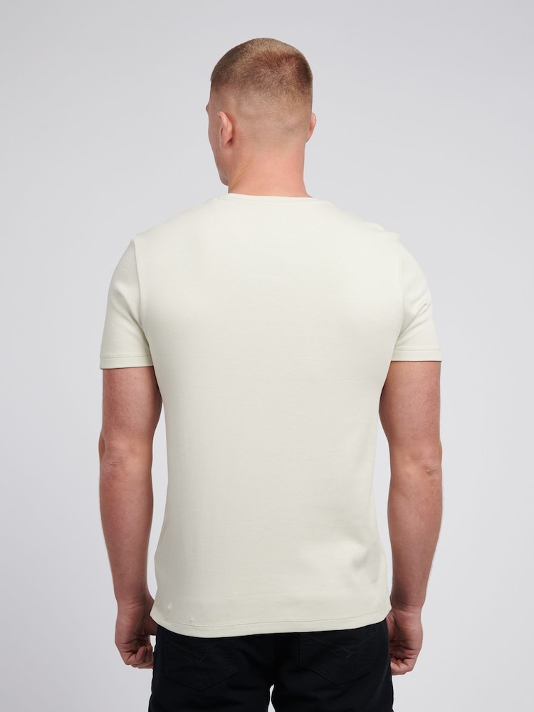 U.S. Polo Assn. Cream Mens Double Horsemen Statement T-Shirt - Image 4 of 4