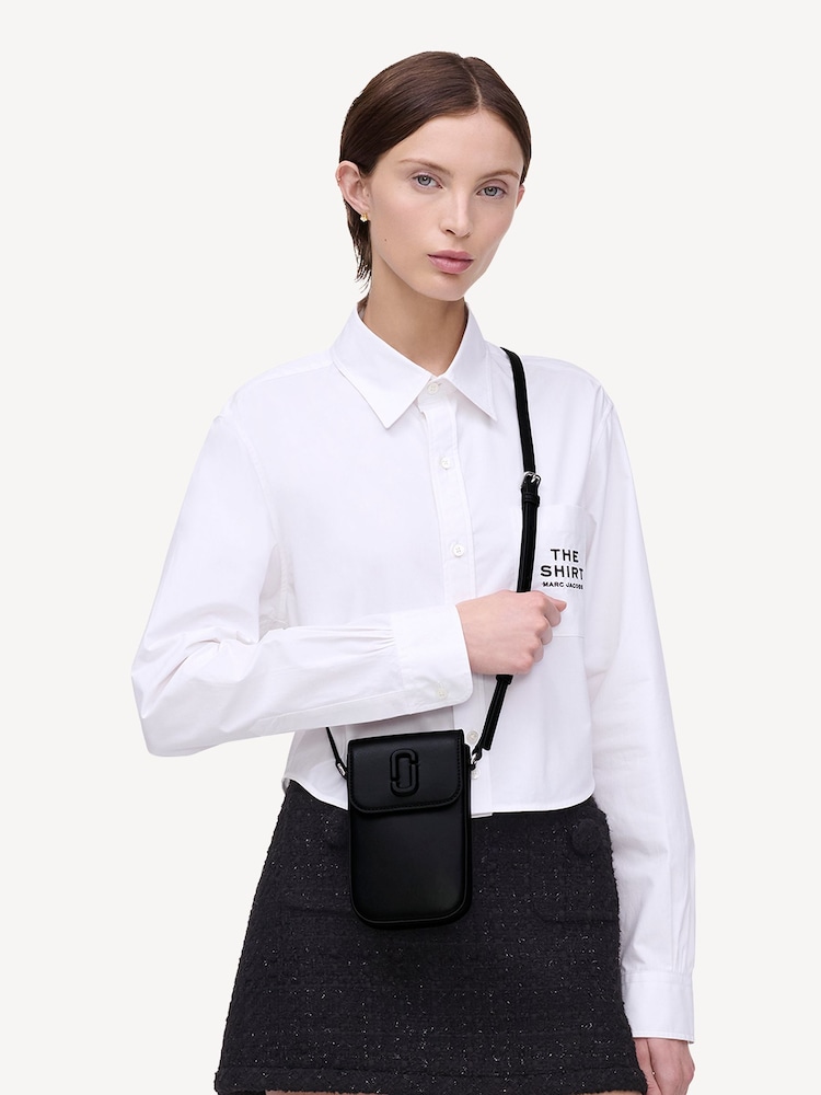 Marc Jacobs Black The Phone Crossbody Bag - Image 2 of 5