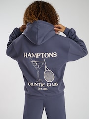 South Beach Blue Hampton Back Graphic Hoodie - Image 1 of 4