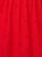 Adrianna Papell Red Dot Tulle Ruffle Dress - Image 7 of 7