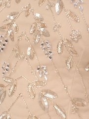 Adrianna Papell Gold Beaded Sheath Dress - Image 7 of 7