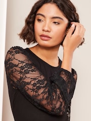 Friends Like These Long Sleeve Lace Top - Imagen 3 de 4