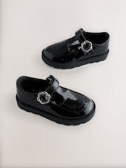 Črn patent - T-Bar School Shoes - Slika 1 iz 5