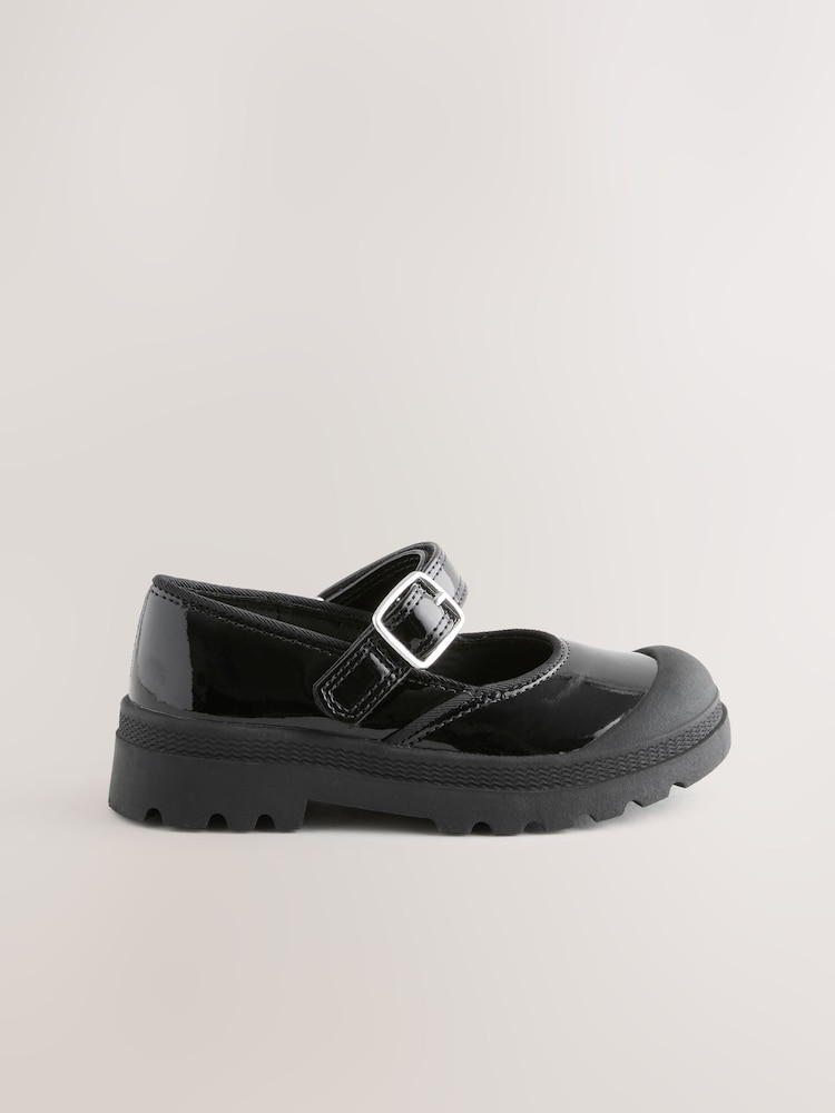 Black Patent Mary Jane School Shoes - Image 5 of 5