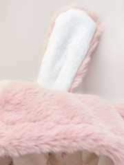 Pink - Faux Fur Bunny Pramsuit (0mths-2yrs) - Bild 5 von 6