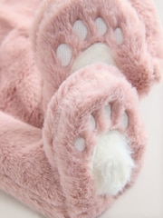 Pink - Faux Fur Bunny Pramsuit (0mths-2yrs) - Bild 6 von 6