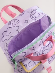 Lilac stampy sun - Rucksäcke - Bild 7 von 7