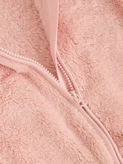 Pink Baby Fleece Pramsuit (0-18mths) - Image 6 of 6