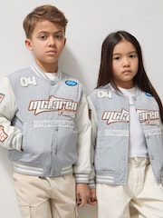 Tonos azules - Reiss Zoom Unisex Fit McLaren F1 Team Bomber Jacket - Imagen 3 de 8