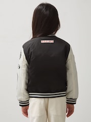 Negro/blanco crudo - Reiss Zoom Unisex Fit McLaren F1 Team Bomber Jacket - Imagen 5 de 9