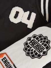 Negro/blanco crudo - Reiss Zoom Unisex Fit McLaren F1 Team Bomber Jacket - Imagen 8 de 9