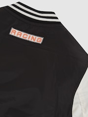 Negro/blanco crudo - Reiss Zoom Unisex Fit McLaren F1 Team Bomber Jacket - Imagen 9 de 9