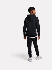 New Balance Black Boys Brush Back Stacked Logo Hoodie Set - Image 3 of 11