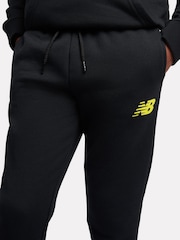 New Balance Black Boys Brush Back Stacked Logo Hoodie Set - Image 5 of 11