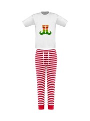 Mens Personalised Christmas Elf Pyjamas by Koko Blossom - Image 2 of 4
