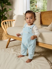 Blue Bear Baby Cord Dungarees and Bodysuit Set (0mths-2yrs) - Image 2 of 13