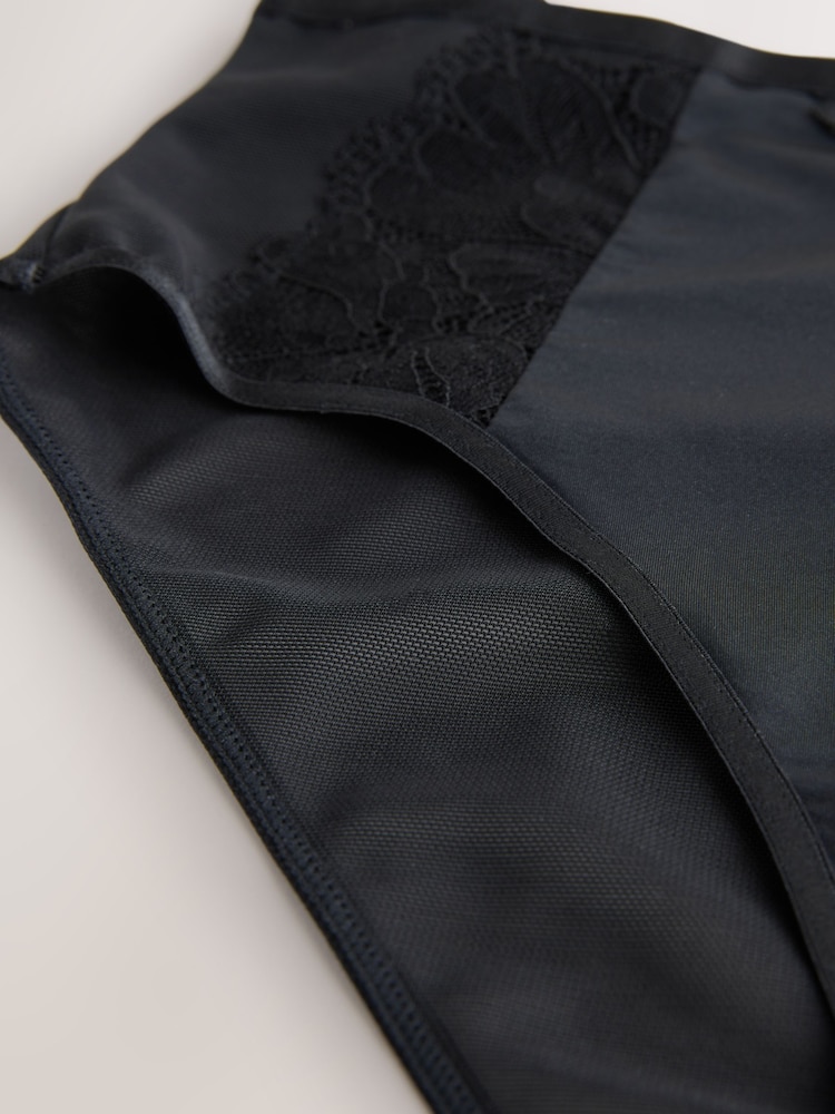 Lipsy Black High Waisted Shaping Knickers - Image 7 of 7