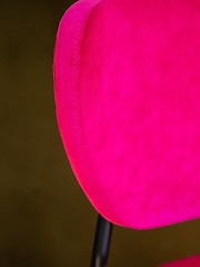 Rockett St George Set of 2 Hot Pink Velvet Perfect Dining Chairs - Image 5 of 5