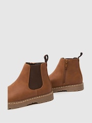 Schuh Coolest Chelsea Brown Boots - Image 4 of 4