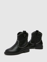 Schuh Cactus Western Black Boots - Image 2 of 4