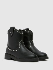 Schuh Cactus Western Black Boots - Image 3 of 4
