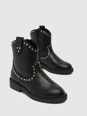 Schuh Cactus Western Black Boots - Image 4 of 4