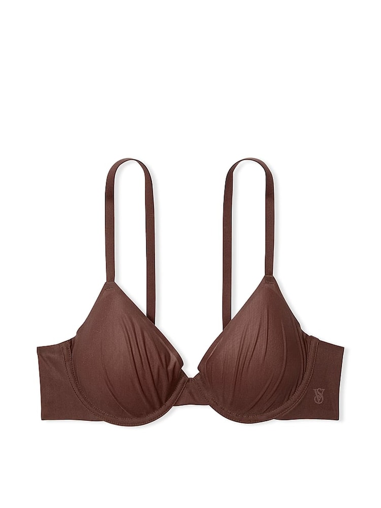 Victoria's Secret Ganache Nude SheerSmoothing™ Unlined Demi Bra - Image 3 of 3