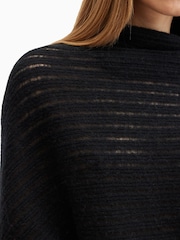 AllSaints Black Ridley Ladder Jumper - Image 5 of 9