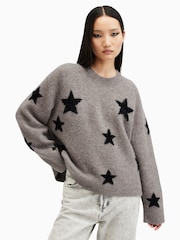 AllSaints Brown Starlet Jumper - Image 1 of 7