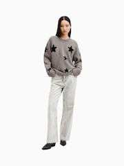 AllSaints Brown Starlet Jumper - Image 4 of 7