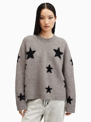 AllSaints Brown Starlet Jumper - Image 5 of 7