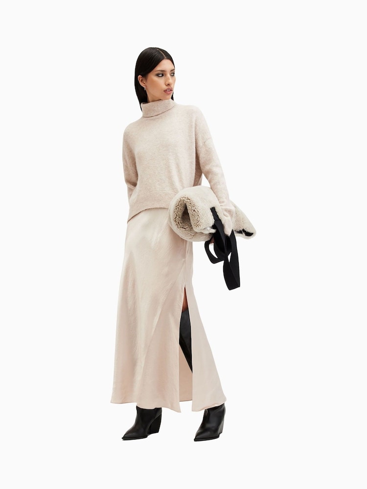 AllSaints Brown Nico Dress - Image 1 of 11 AllSaints Brown Nico Dress - Image 1 of 11