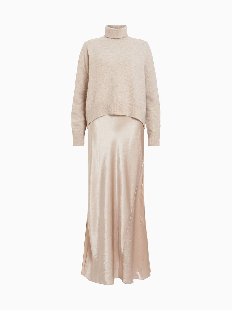 AllSaints Brown Nico Dress - Image 11 of 11 AllSaints Brown Nico Dress - Image 11 of 11