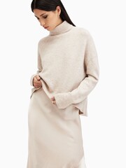 AllSaints Brown Nico Dress - Image 2 of 11
