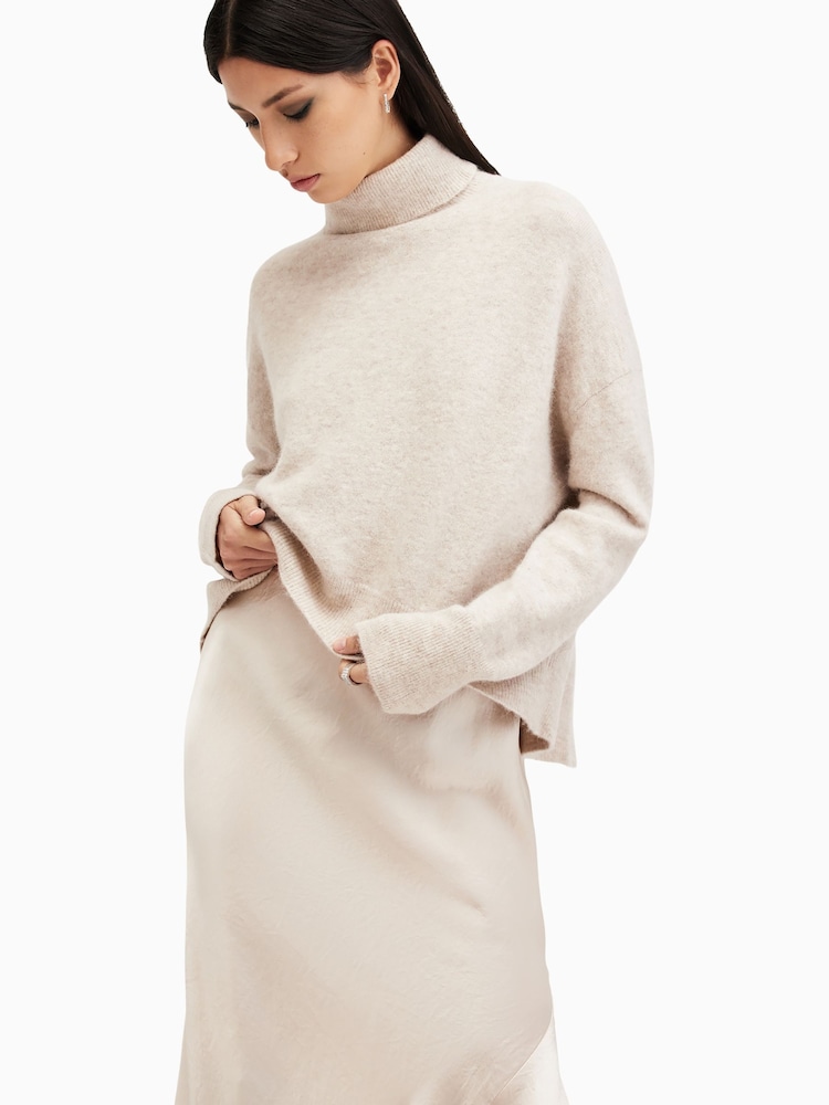 AllSaints Brown Nico Dress - Image 2 of 11 AllSaints Brown Nico Dress - Image 2 of 11