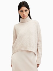 AllSaints Brown Nico Dress - Image 5 of 11