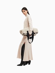 AllSaints Brown Nico Dress - Image 9 of 11
