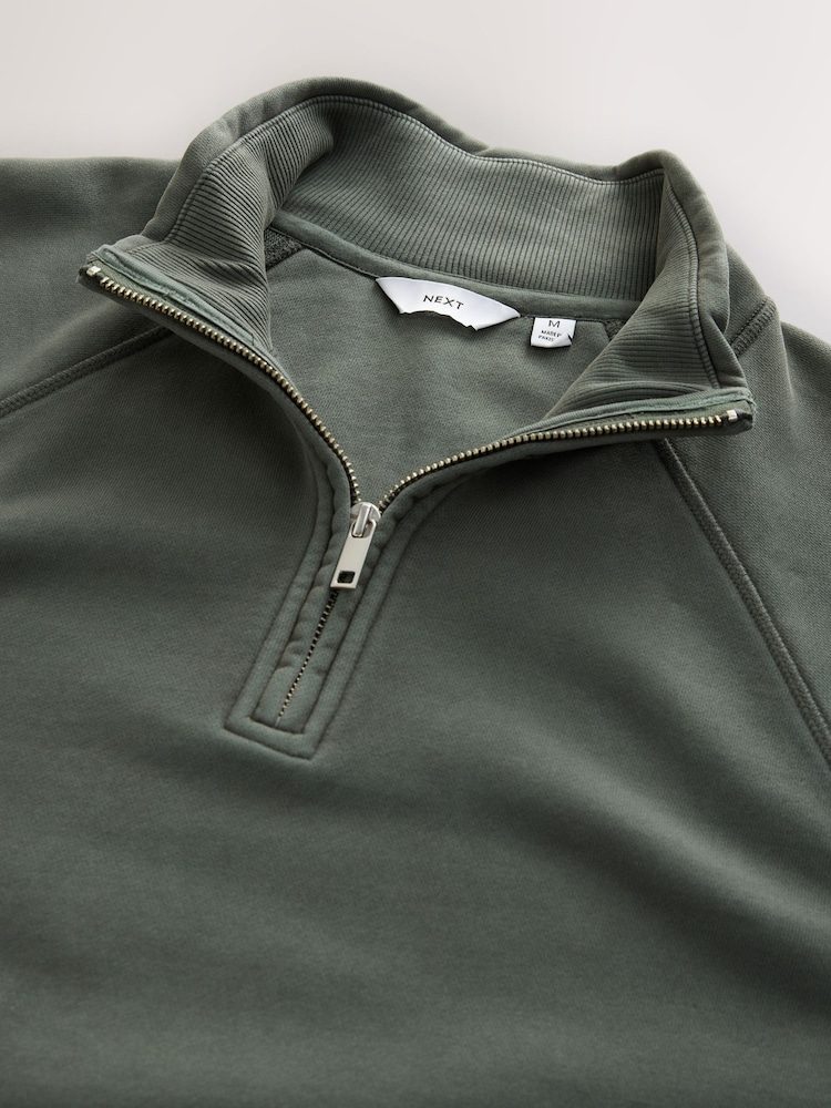 Sage Green Heavyweight Washed Hoodie - Image 8 of 8 Sage Green Heavyweight Washed Hoodie - Image 8 of 8