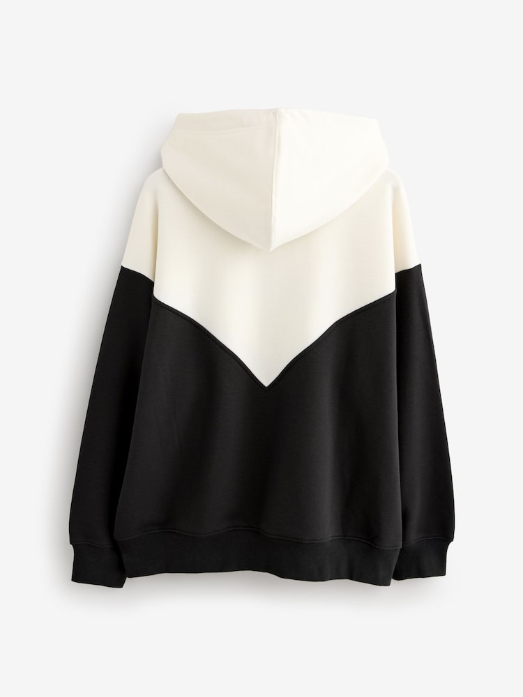 B by Ted Baker Black/White Hoodie - Image 2 of 5