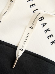 B by Ted Baker Black/White Hoodie - Image 3 of 5
