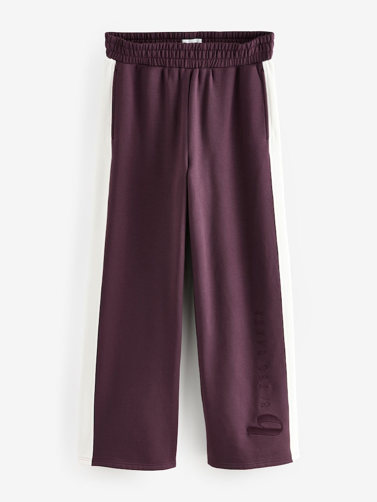 B by Ted Baker Burgandy Red Wide Leg Trousers - Image 1 of 3