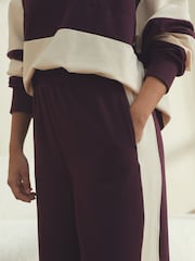 B by Ted Baker Burgandy Red Wide Leg Trousers - Bild 4 von 9