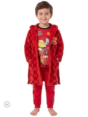 Character Red Disney Cars Pyjamas And Dressing Gown Set - Image 2 of 10