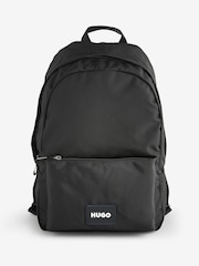 HUGO Black Hugo Tadd Backpack in Nylon - Image 1 of 4