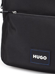 HUGO Black Hugo Tadd Backpack in Nylon - Image 4 of 4
